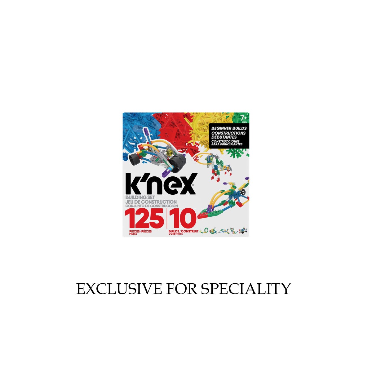 K'NEX CLASSIC - 125PC BEGINNER BUILDS (4) ML